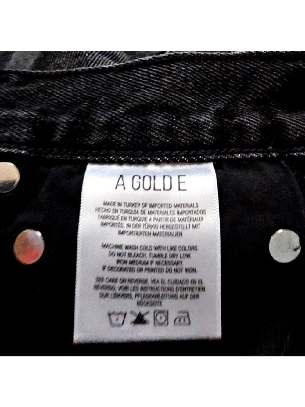 Agolde Premium High-Rise Distressed Denim Shorts Size 26 Gray Frayed Hem - Picture 6 of 11